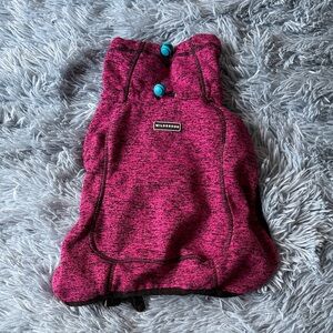 Wilderdog fleece size Small Buckles Huckleberry Pink/Purple